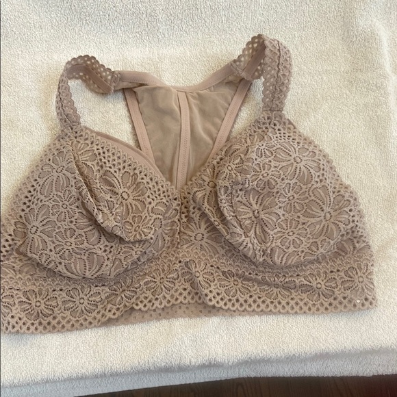 aerie Other - Lace Bralette in Tan NWOT​